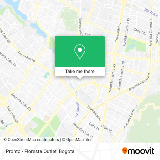Pronto - Floresta Outlet map