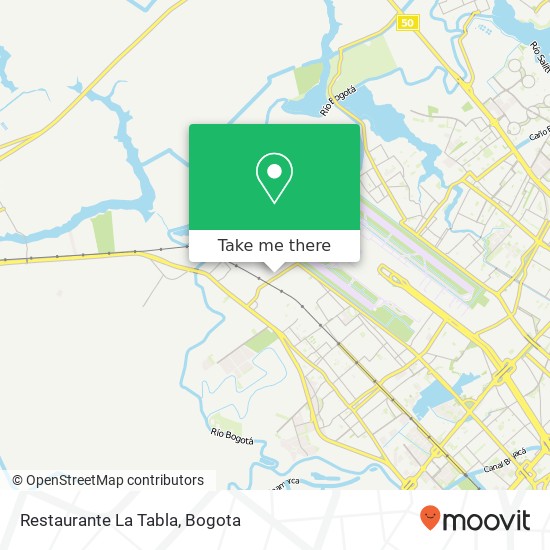 Restaurante La Tabla map