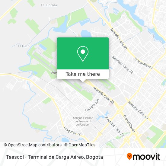 Taescol - Terminal de Carga Aéreo map