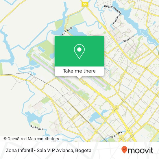 Zona Infantil - Sala VIP Avianca map