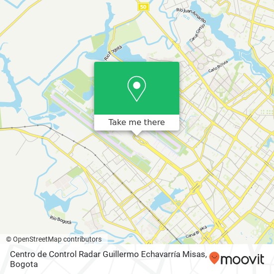 Centro de Control Radar Guillermo Echavarría Misas map
