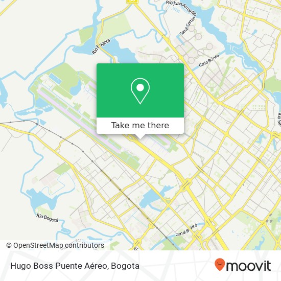 Hugo Boss Puente Aéreo map