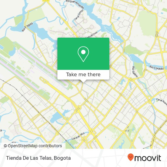 Tienda De Las Telas map