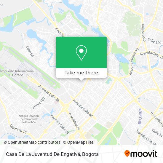 Casa De La Juventud De Engativá map