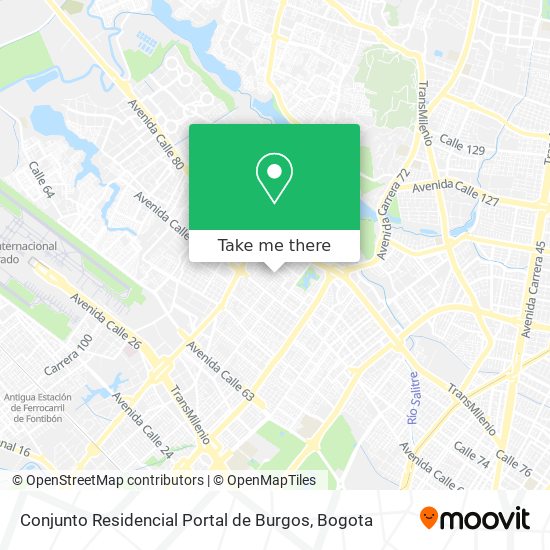 Conjunto Residencial Portal de Burgos map