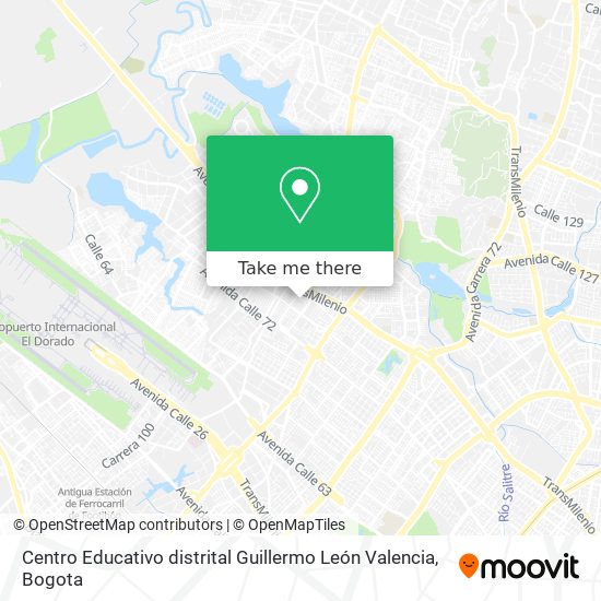 Centro Educativo distrital Guillermo León Valencia map