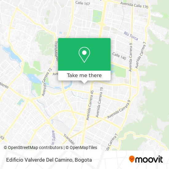 Edificio Valverde Del Camino map