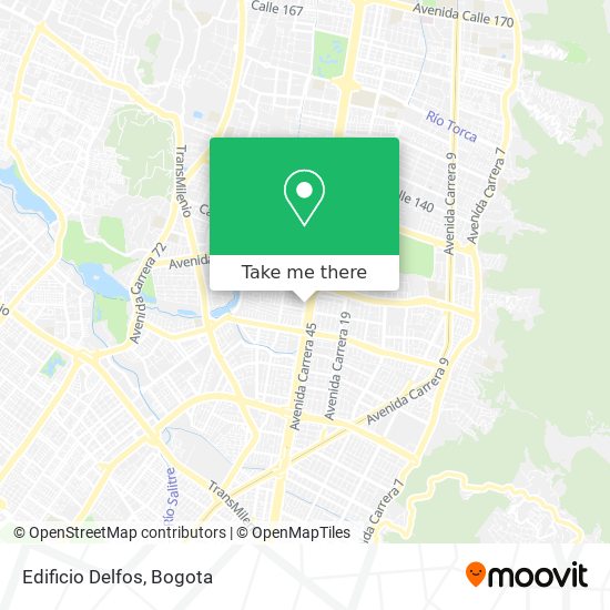 Edificio Delfos map