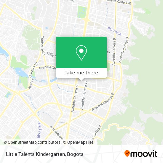 Mapa de Little Talents Kindergarten