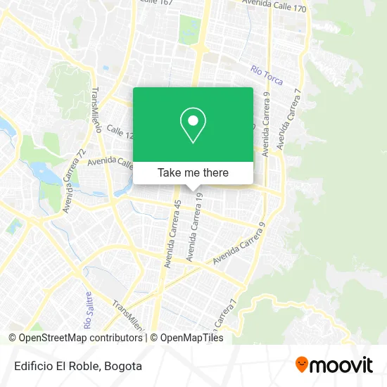 Edificio El Roble map