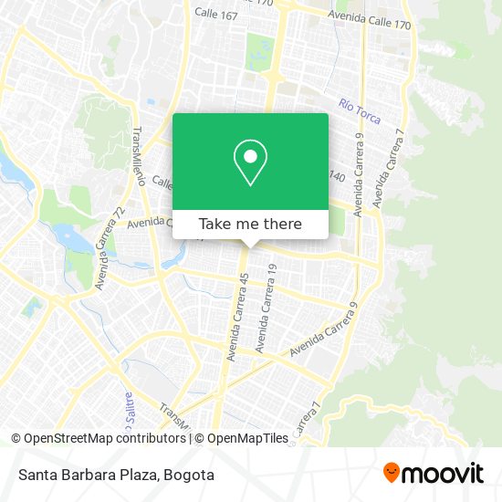 Santa Barbara Plaza map