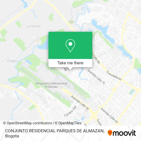 CONJUNTO RESIDENCIAL PARQUES DE ALMAZAN map