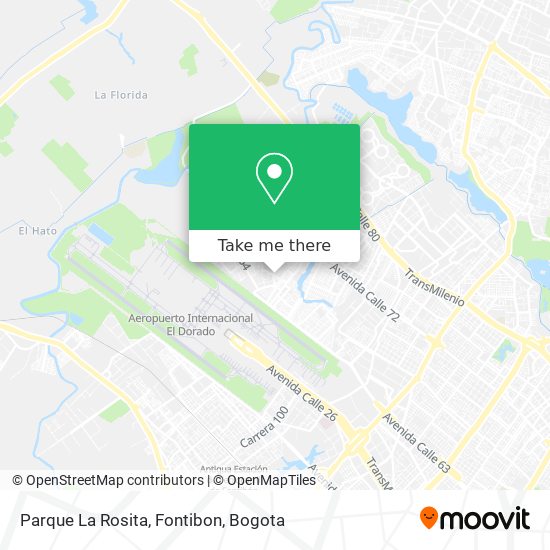 Parque La Rosita, Fontibon map