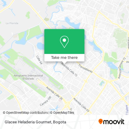 Mapa de Glacee Heladeria Gourmet