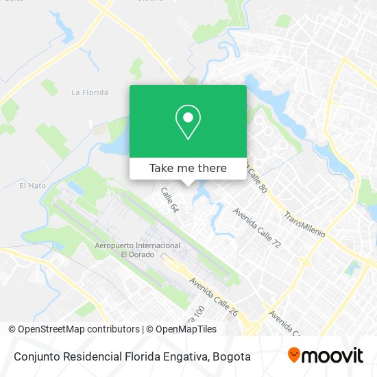 Mapa de Conjunto Residencial Florida Engativa