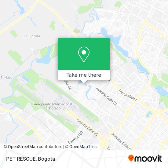 Mapa de PET RESCUE