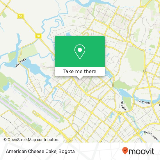 American Cheese Cake map