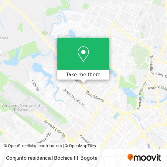 Conjunto residencial Bochica III map