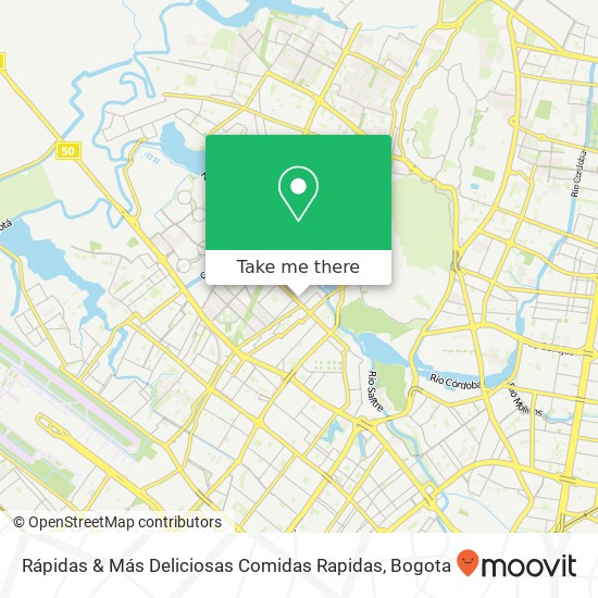 Rápidas & Más Deliciosas Comidas Rapidas map