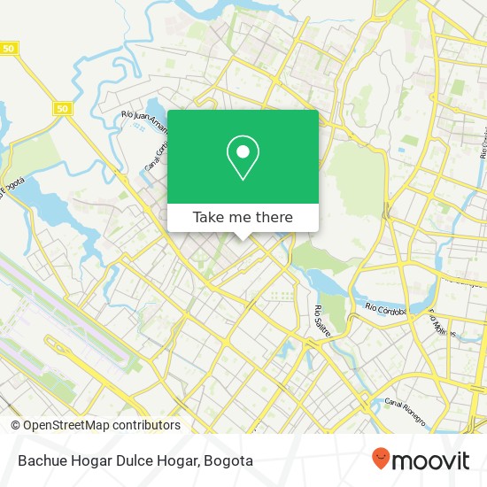 Mapa de Bachue Hogar Dulce Hogar