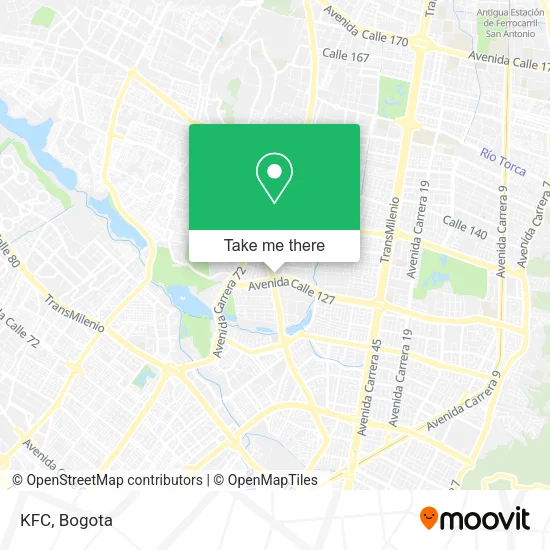 KFC map