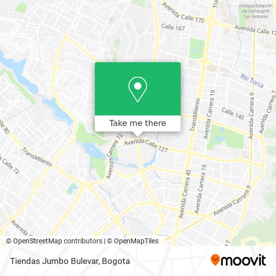 Tiendas Jumbo Bulevar map