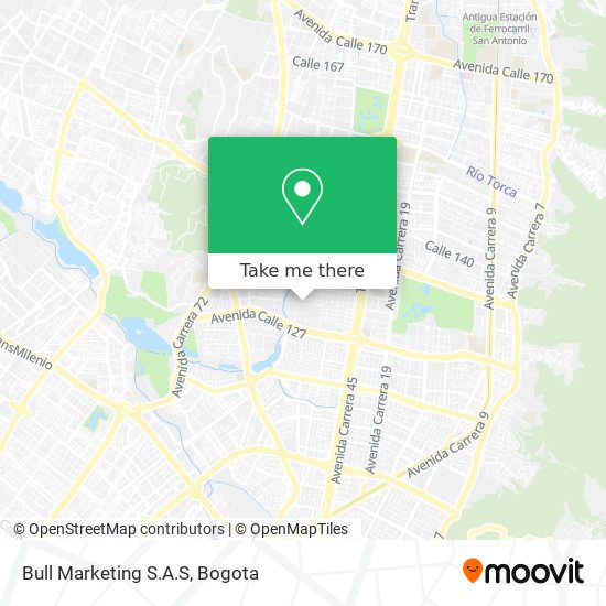 Bull Marketing S.A.S map