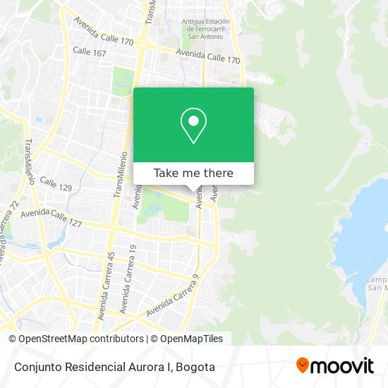 Conjunto Residencial Aurora I map