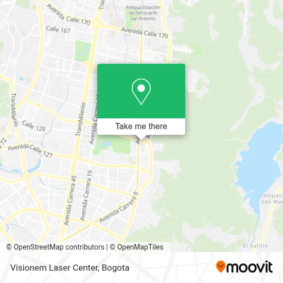 Visionem Laser Center map