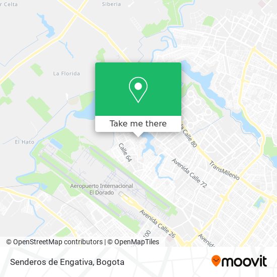 How to get to Senderos de Engativa in Engativá by SITP?