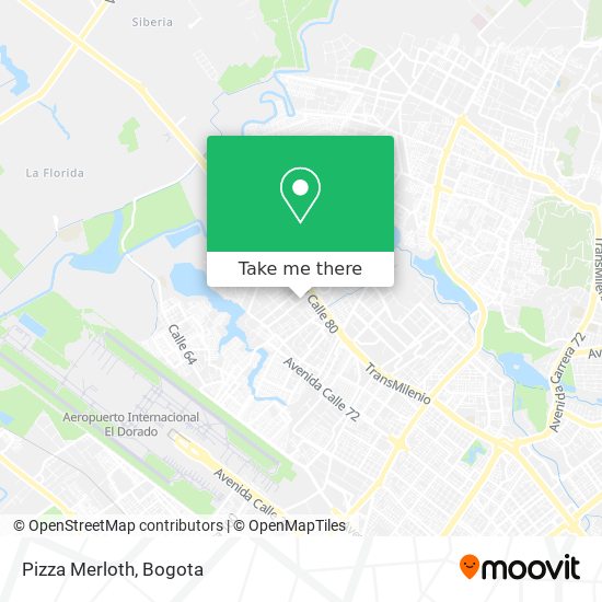 Pizza Merloth map