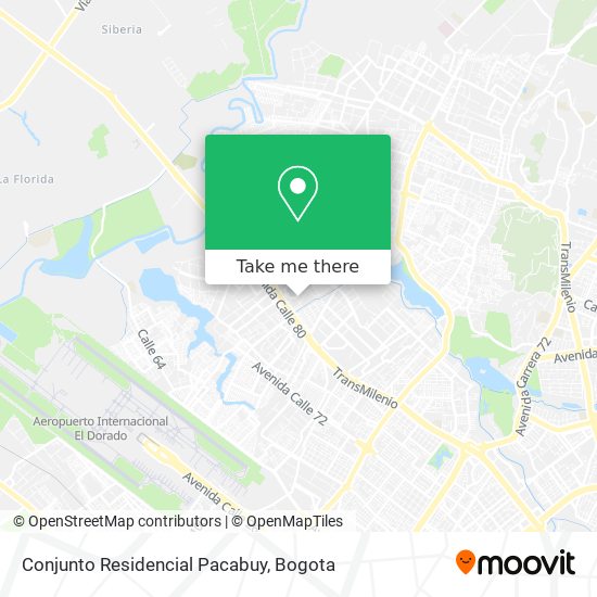Conjunto Residencial Pacabuy map