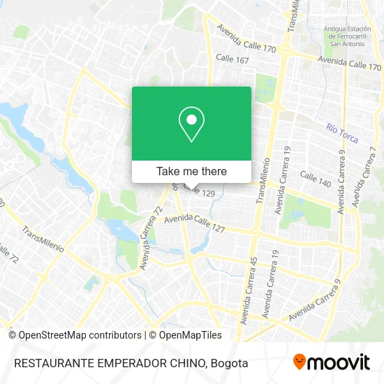 RESTAURANTE EMPERADOR CHINO map