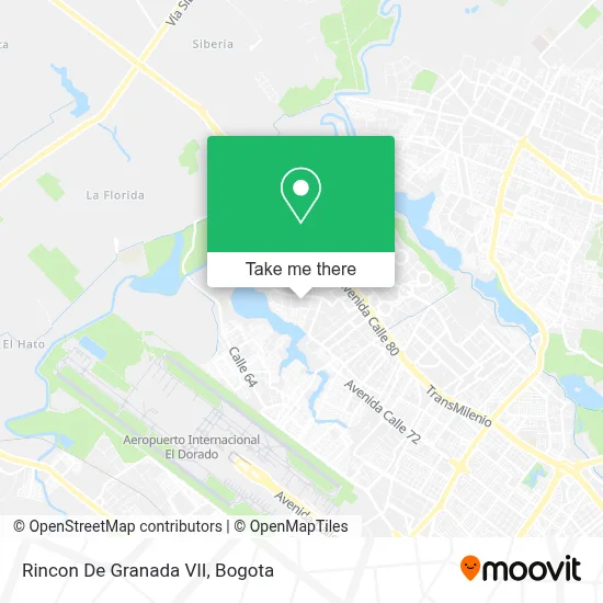 Rincon De Granada VII map