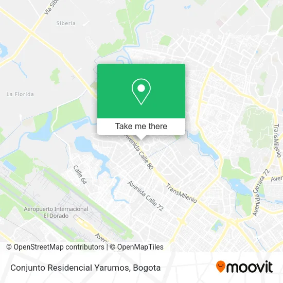 Conjunto Residencial Yarumos map