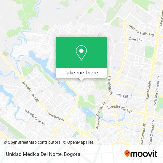 Mapa de Unidad Médica Del Norte