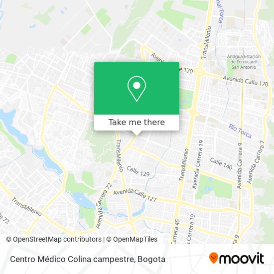 Centro Médico Colina campestre map