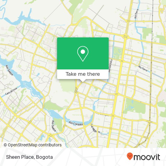 Sheen Place map