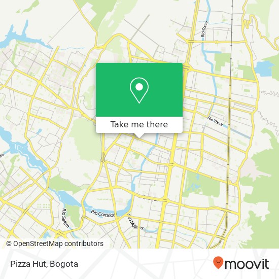Pizza Hut map