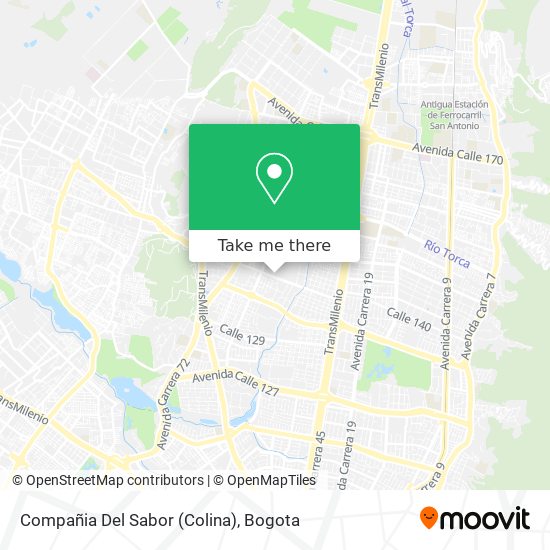 Compañia Del Sabor (Colina) map