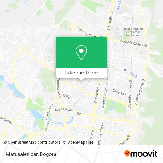Mapa de Matusalen bar