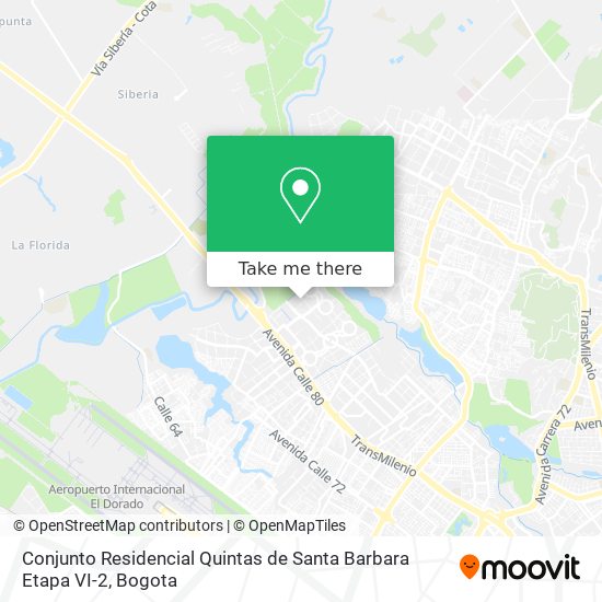 Conjunto Residencial Quintas de Santa Barbara Etapa VI-2 map