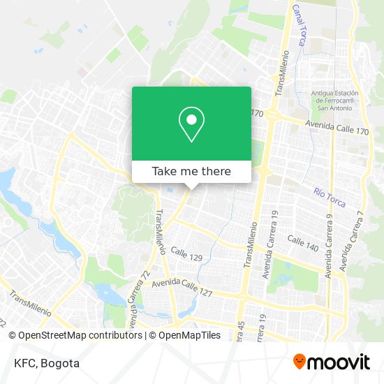 KFC map