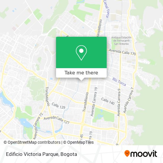 Mapa de Edificio Victoria Parque