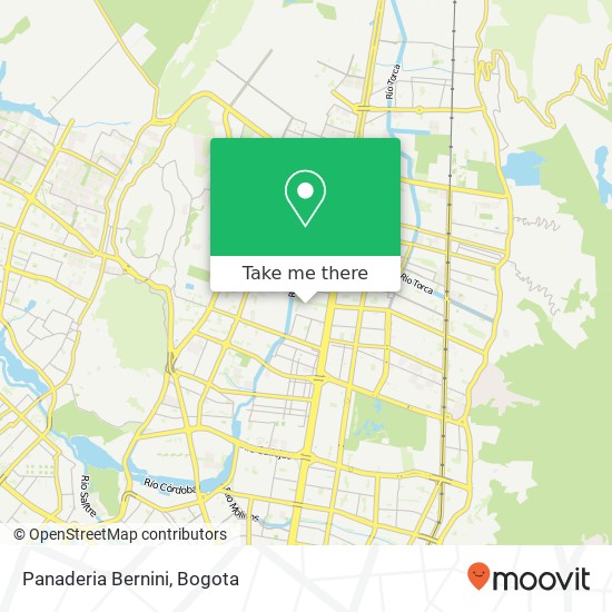 Panaderia Bernini map