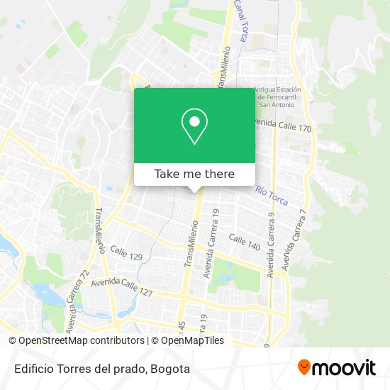 Edificio Torres del prado map