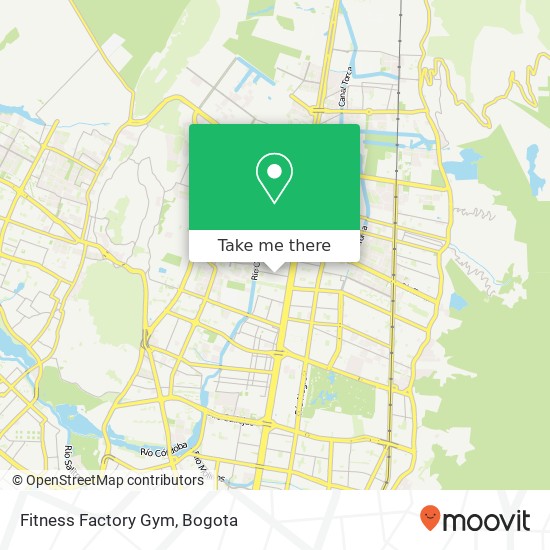 Mapa de Fitness Factory Gym