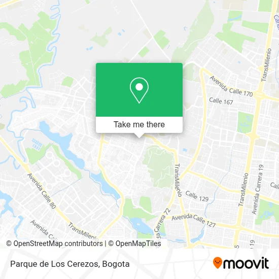 Parque de Los Cerezos map