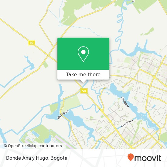 Mapa de Donde Ana y Hugo