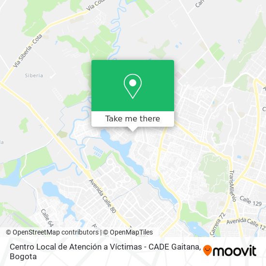 Centro Local de Atención a Víctimas - CADE Gaitana map